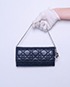 Lady Dior Rendezvous Wallet, £295, Handbags, Lambskin Leather, Front view